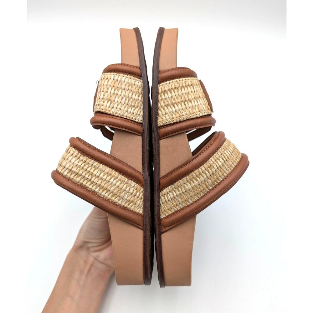 Sam Edelman Rowan Double Strap Slide Sandals Women's Dk Natural Size US6.5M - Picture 5 of 11